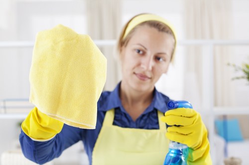 Deep cleaning and sanitation in a commercial property