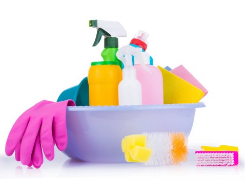 Office cleaning team maintaining a polished workplace