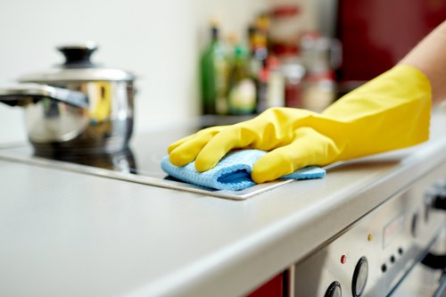 Weekly home cleaning routine in Kentish Town