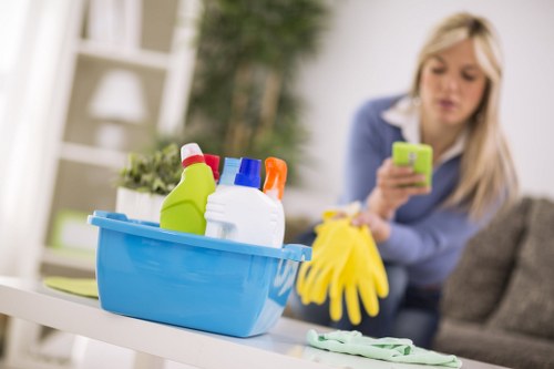 Professional deep sofa cleaning service for a modern sofa