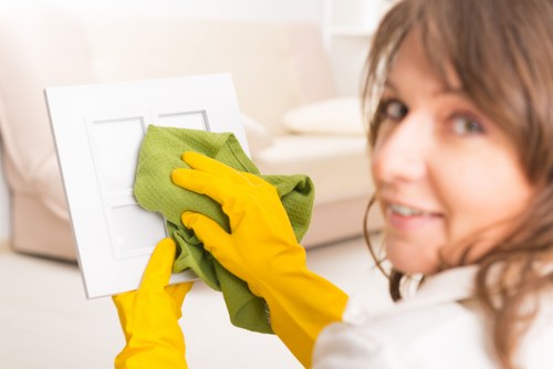Bathroom sanitising as part of one off cleaning